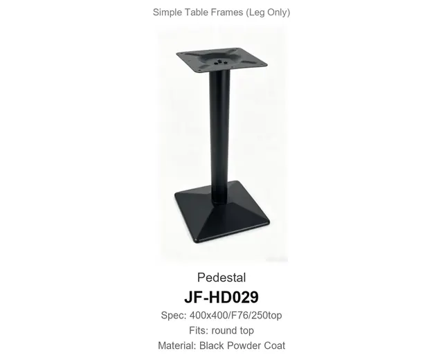 Pedestal · JF-HD029 · Simple Table Frames – FurnitureDirect