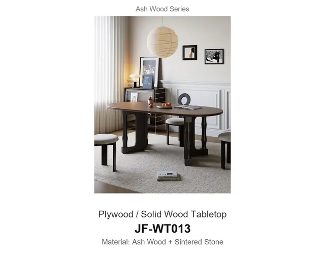 Plywood Solid Wood Tabletop · JF-WT013 · Table Tops – FurnitureDirect